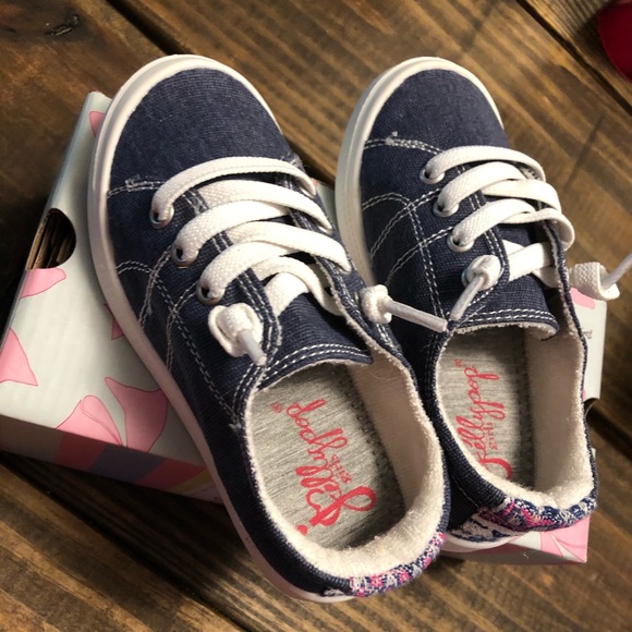 Toddler Navy Canvas Shoes Size 7m - Picture 1 of 7